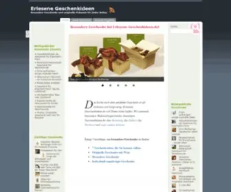Erlesene-Geschenkideen.de(Besondere Geschenke bei) Screenshot