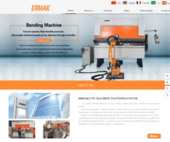 Ermak.cn(ERMAK CNC MACHINE (NANTONG) CO LTD) Screenshot