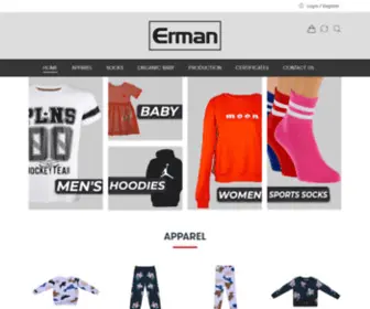 Ermantextile.com(Erman Textile) Screenshot