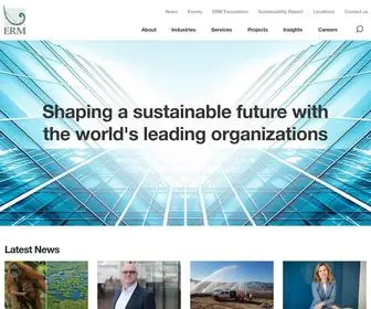 ERM.com(Environmental Resources Management) Screenshot