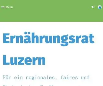 Ernaehrungsrat-Luzern.ch(Willkommen) Screenshot