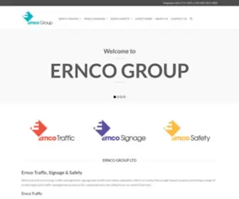 Ernco-Group.com(Traffic Management) Screenshot