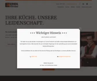 ERNDL-Kuechen.de(Küche kaufen bei Erndl Küchen) Screenshot