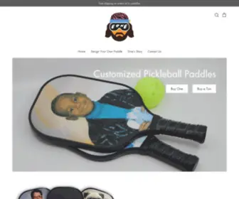 Erne-Pickleball.com(Customized Pickleball Paddles) Screenshot