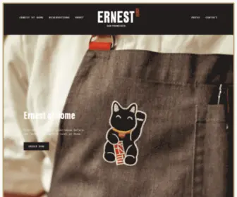 Ernestsf.com(San Francisco Restaurant) Screenshot