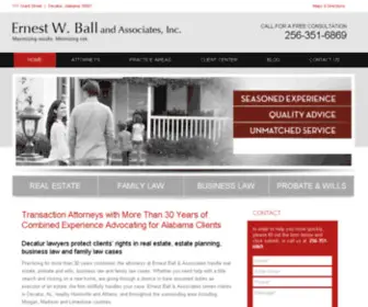 Ernestwball.com(Ernestwball) Screenshot