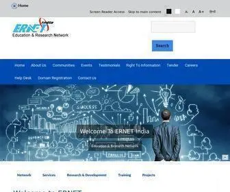 Official Website of ERNET India Education & Research Network