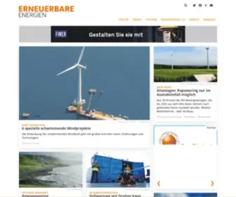 Erneuerbareenergien.de(Erneuerbare Energien) Screenshot