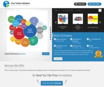 Erontechnosolutions.co.in(Eron Techno Solutions Private Limited) Screenshot