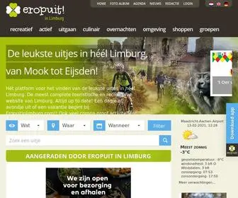 Eropuitinlimburg.com(Uit-tips, ook corona-proof, voor Limburg en omstreken) Screenshot