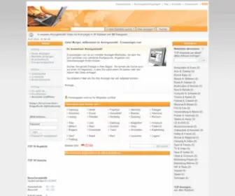 Erosanzeigen.com(Willkommen im Anzeigenmarkt) Screenshot