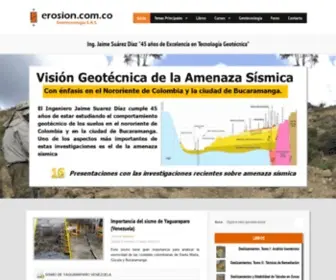 Erosion.com.co(JAIME SUÁREZ) Screenshot
