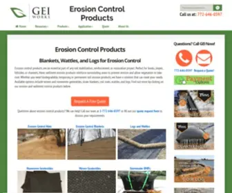 Erosioncontrol-Products.com(Erosion Control Products) Screenshot