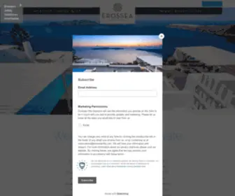 Erosseavilla.com(Santorini Villa) Screenshot