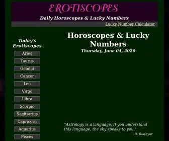 Erotiscopes.com(Daily Horoscopes Lucky Numbers) Screenshot