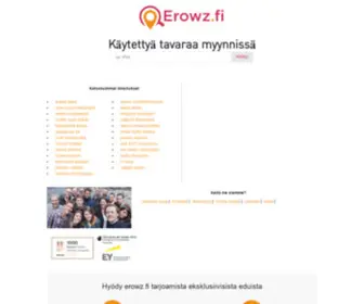 Erowz.fi(Myynnissä Suomessa) Screenshot