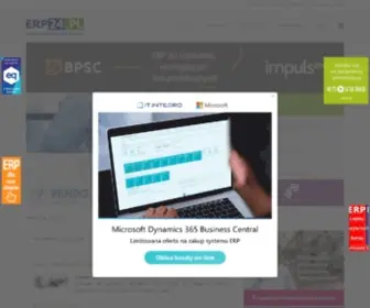 ERP24.pl(Portal branży IT. Systemy ERP (MRP II)) Screenshot
