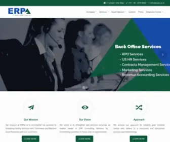 Erpa.co.in(ERP Analysts (INDIA) Pvt) Screenshot