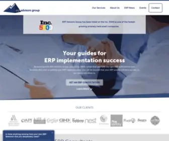 Erpadvisorsgroup.com(ERP Advisors Group) Screenshot