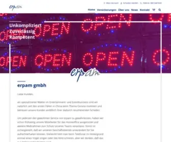 Erpam.com(Eventualitäten) Screenshot