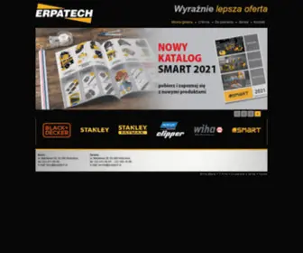 Erpatech.pl(Autoryzowany Dystrybutor narzędzi i elektronarzędzi. Posiadamy w ofercie) Screenshot