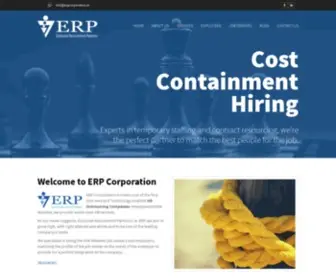 Erpcorporation.in(ERP) Screenshot