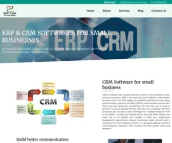 Erpcrmprovider.com(India's Best ERP & CRM Software Provider) Screenshot
