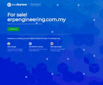 Erpengineering.com.my(Exabytes Malaysia) Screenshot