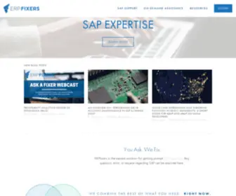 Erpfixers.com(SAP Consultants) Screenshot