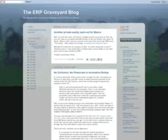 Erpgraveyard.com(The ERP Graveyard Blog) Screenshot