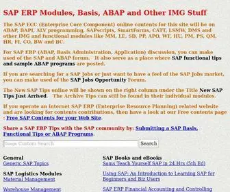 Erpgreat.com(SAP ERP Modules) Screenshot
