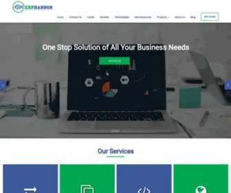 Erpharbor.com(ERP Harbor Consulting Services) Screenshot