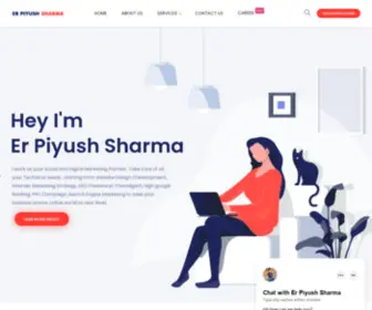 Erpiyushsharma.com(Freelancer Digital Creator) Screenshot