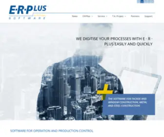 Erplus.de(Software für den Fassadenbau Fensterbau Metallbau Stahlbau) Screenshot