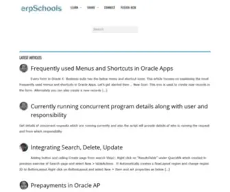 Erpschools.com(Oracle Apps) Screenshot
