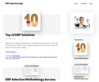 Erpselectionhelp.com(ERP Selection Help) Screenshot