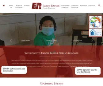 ERPSK12.org(Eaton Rapids Public Schools) Screenshot