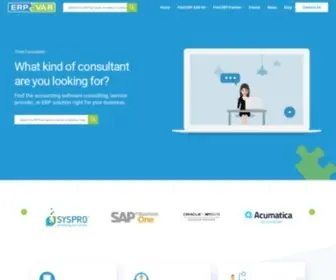 ErpVar.com(ERP Software Selection) Screenshot