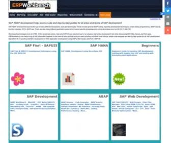 Erpworkbench.com(Learn SAP & 4Hana Development one trail at a time) Screenshot