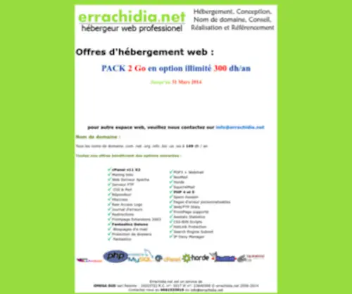 Errachidia.net(Création) Screenshot