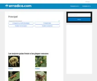 Erradica.com(Principal) Screenshot