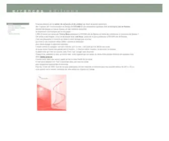 Errances-Editions.fr(Index) Screenshot