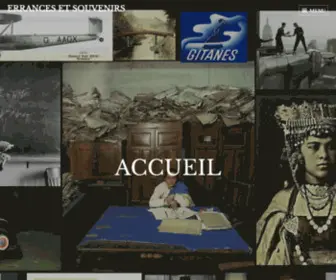 Errancesetsouvenirs.ca(Errances et Souvenirs) Screenshot