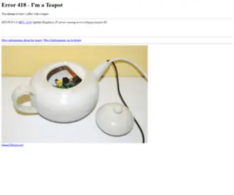Error418.net(Error 418) Screenshot