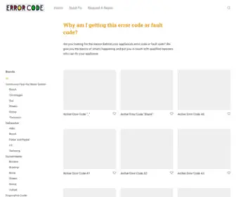 Errorcode.com.au(Errorcode) Screenshot