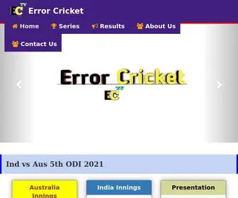 Errorcricket.in(EC-Tv) Screenshot