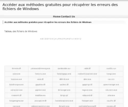 Errorfix.fr(Accéder) Screenshot
