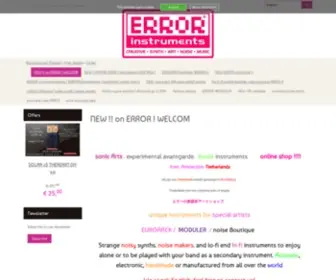 Errorinstruments.com(NEW) Screenshot