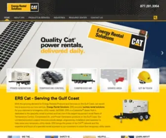 ERS-Cat.com(Energy Rental Solutions) Screenshot