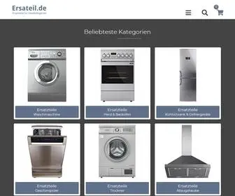 Ersateil.de(Billige Ersatzteile f) Screenshot